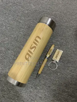 Engraving Wooden Flask