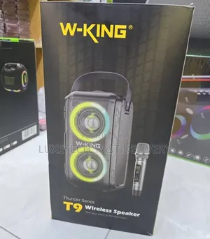 W-King Thunder T9 Wireless Party Speaker With Mic – 80W