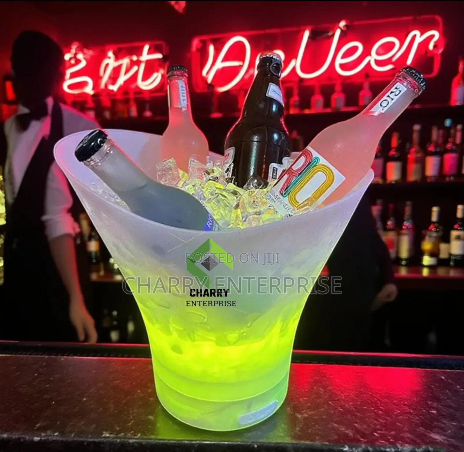 Portable Led Speaker Ice Bucket for Parties, Bar Nightlife Events 7L