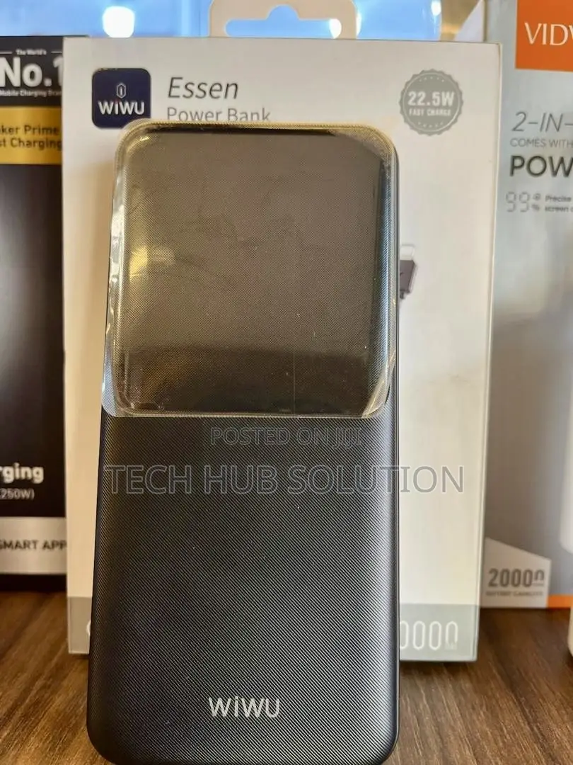 WiWU Essen Power Bank – Portable Fast Charging Power Bank