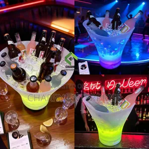 Portable Led Speaker Ice Bucket for Parties, Bar Nightlife Events 7L