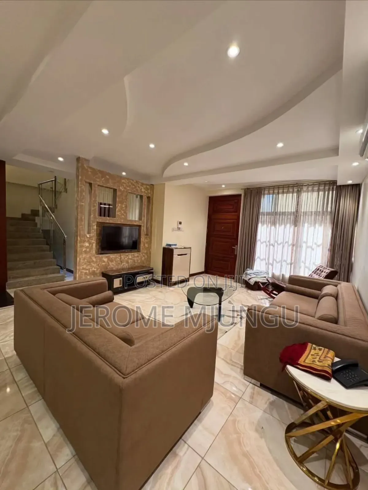 Furnished 3bdrm Villa in Ada Estate for rent