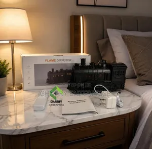 LED Vintage Train Shaped Aroma Diffuser and Humidifier.
