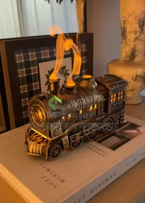LED Vintage Train Shaped Aroma Diffuser and Humidifier.