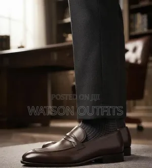 1 Colour Zara Brand Men's Leather Shoes Very Official