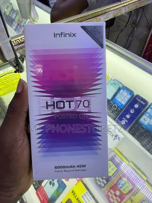 New Infinix Hot 70 128 GB Black