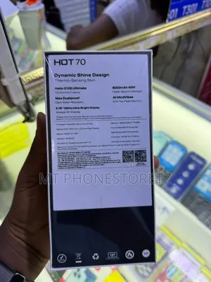 New Infinix Hot 70 128 GB Black
