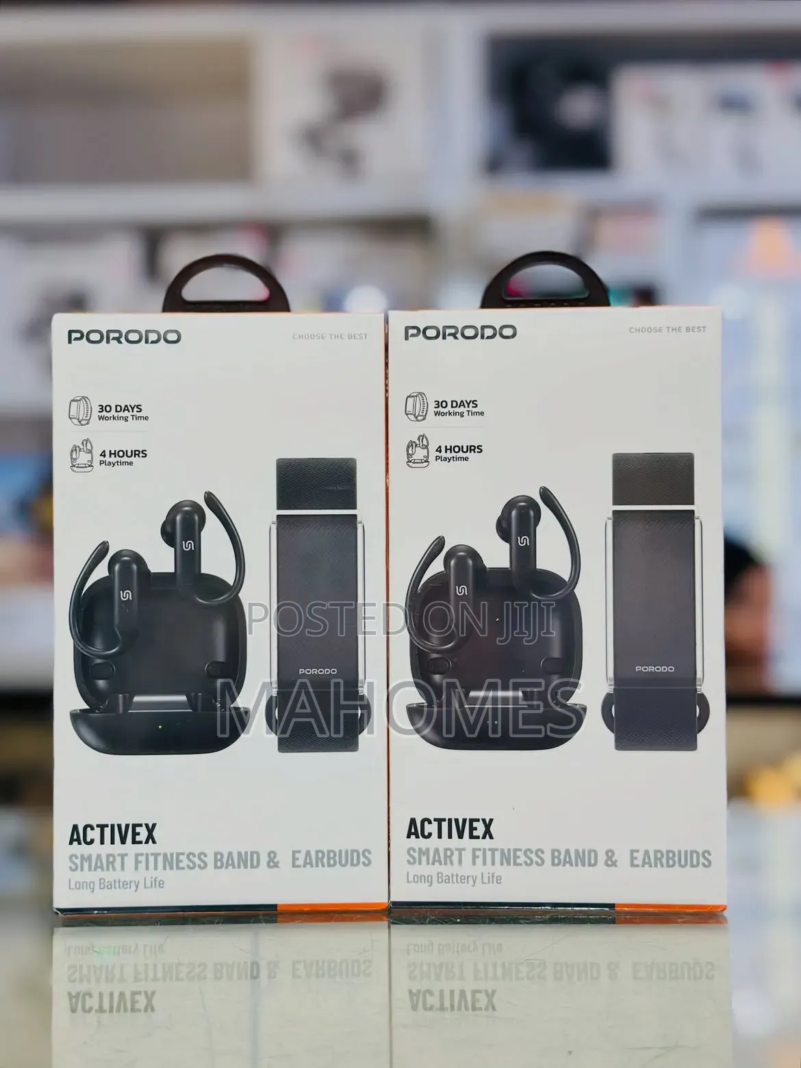 Porodo Activex Smart Fitness Band and Earbuds
