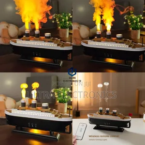 LED Vintage Train Shaped Aroma Diffuser and Humidifier.