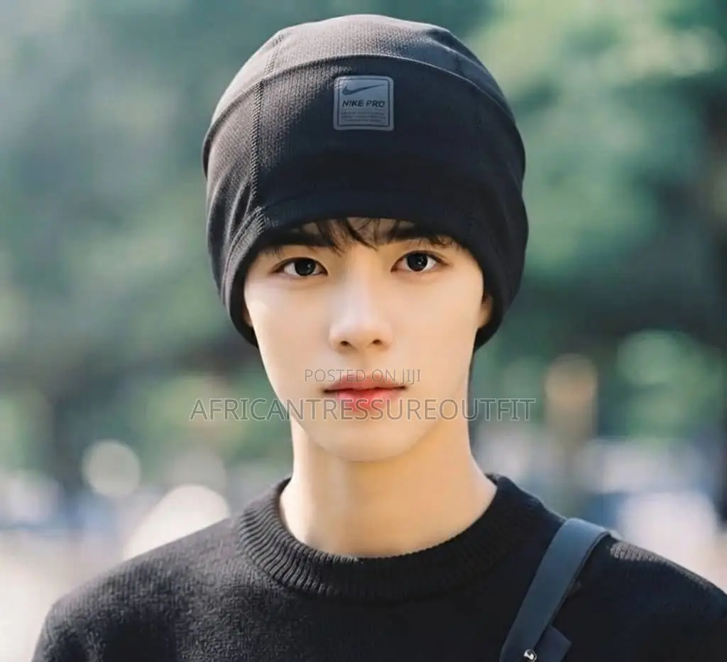 Nike Pro Skull Cap Beanies Featuring Square Logo |Nike Skull Cap