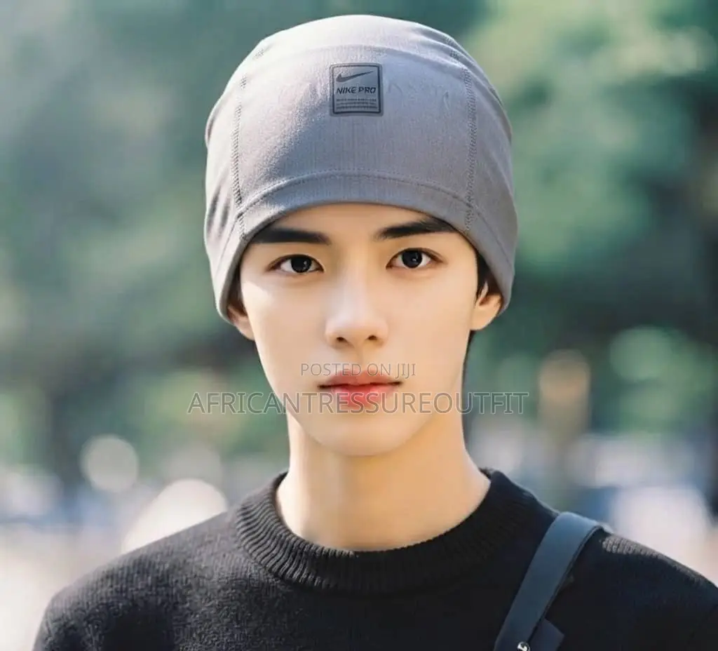 Nike Pro Skull Cap Beanies Featuring Square Logo |Nike Skull Cap