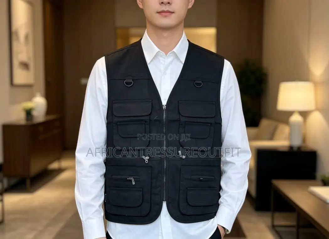 Tactic Vest Multi-Pockets Utility Cargo Vest