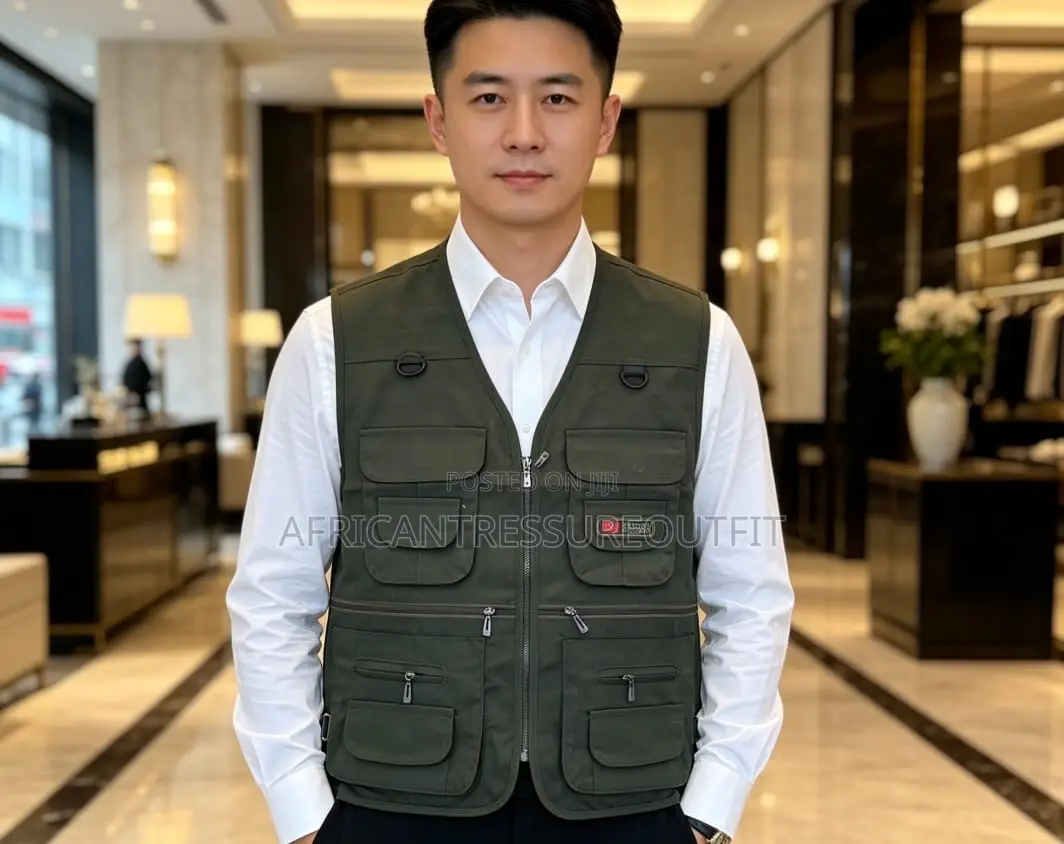 Tactic Vest Multi-Pockets Utility Cargo Vest