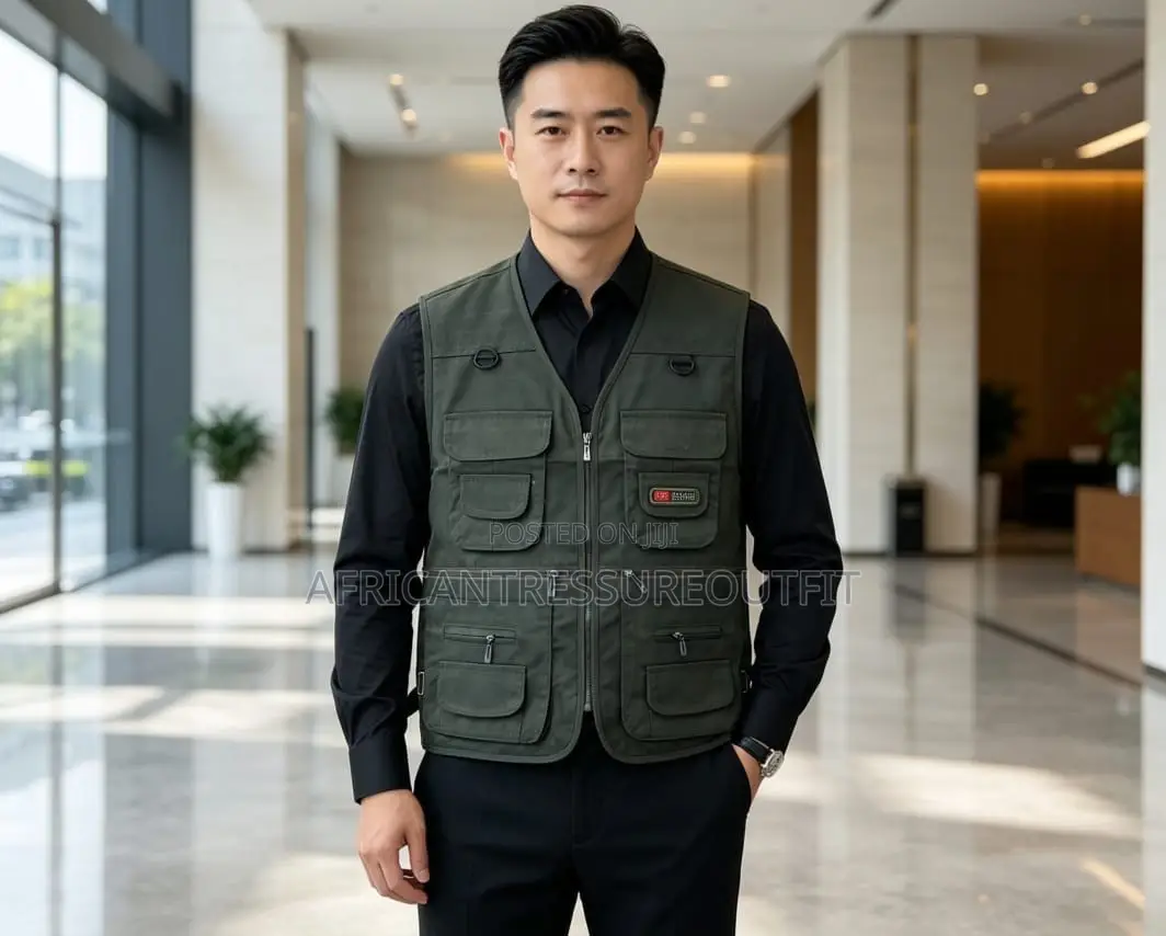Tactic Vest Multi-Pockets Utility Cargo Vest