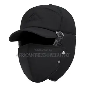 Trapper Hat Winter Warm Baseball Cap Features Windproof Design