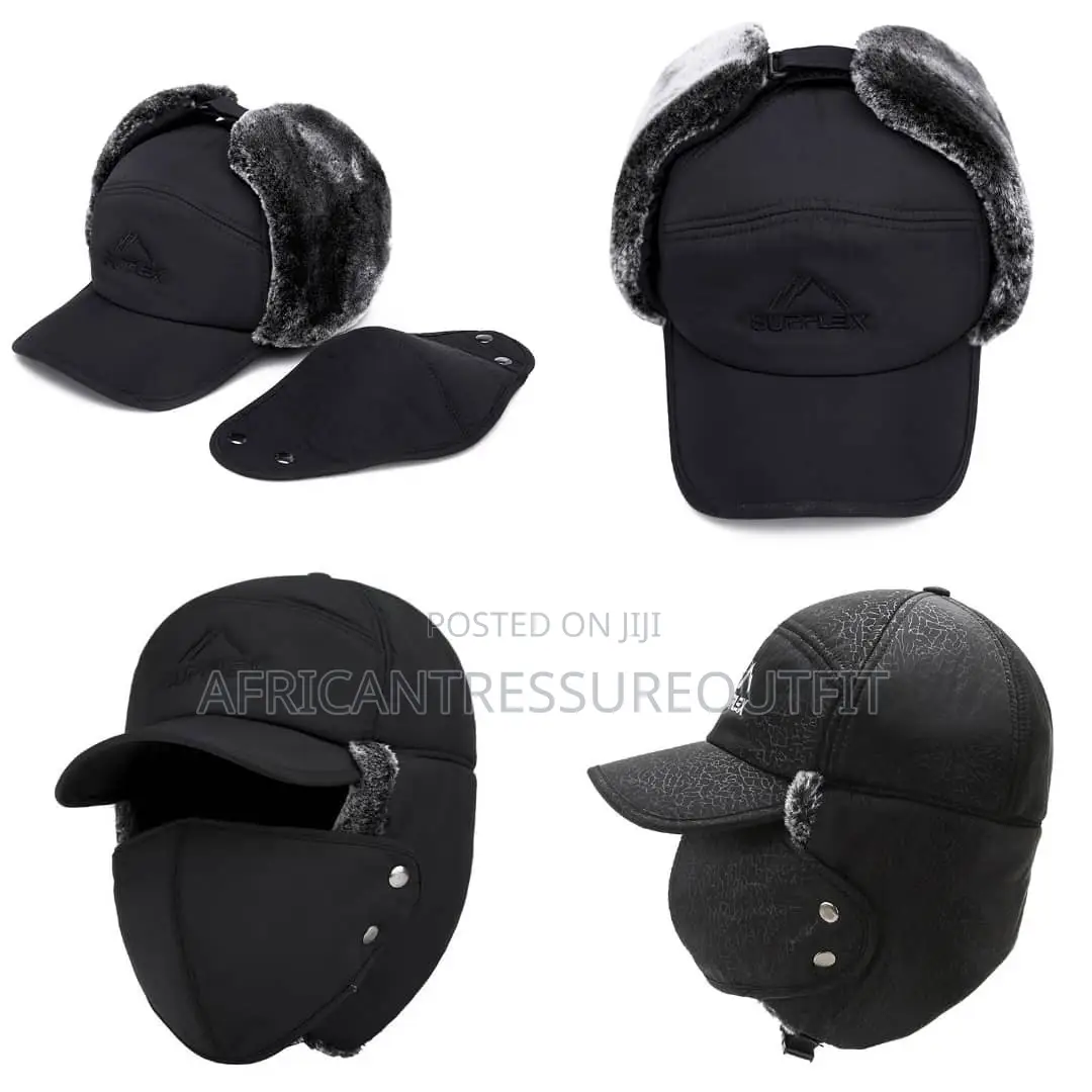 Trapper Hat Winter Warm Baseball Cap Features Windproof Design