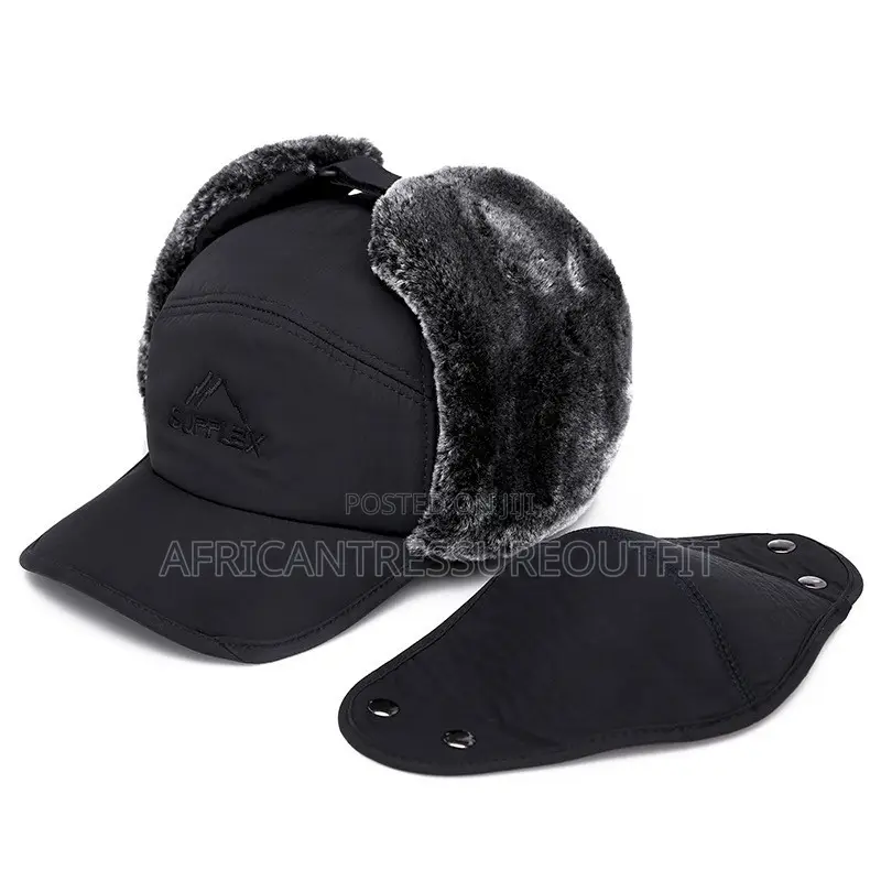Trapper Hat Winter Warm Baseball Cap Features Windproof Design