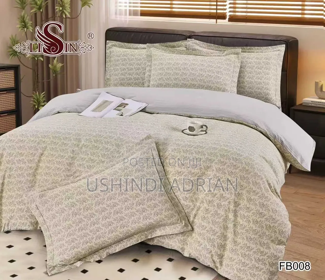 king Size Bed Set
duvet Cover—1
shuka—1
foronya—4
kubwa