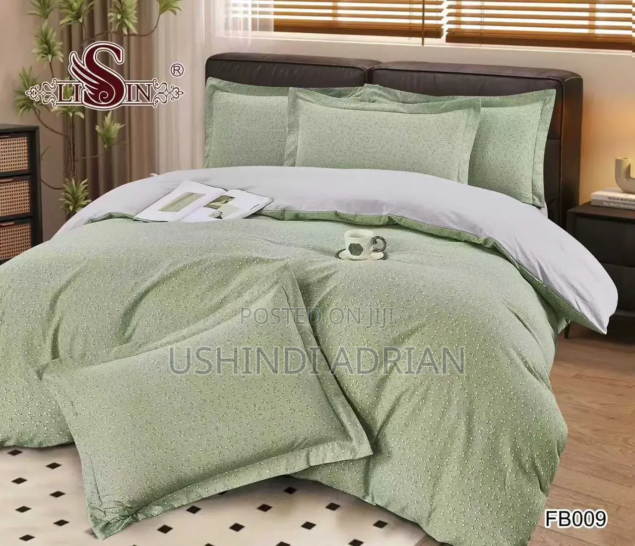 king Size Bed Set
duvet Cover—1
shuka—1
foronya—4
kubwa