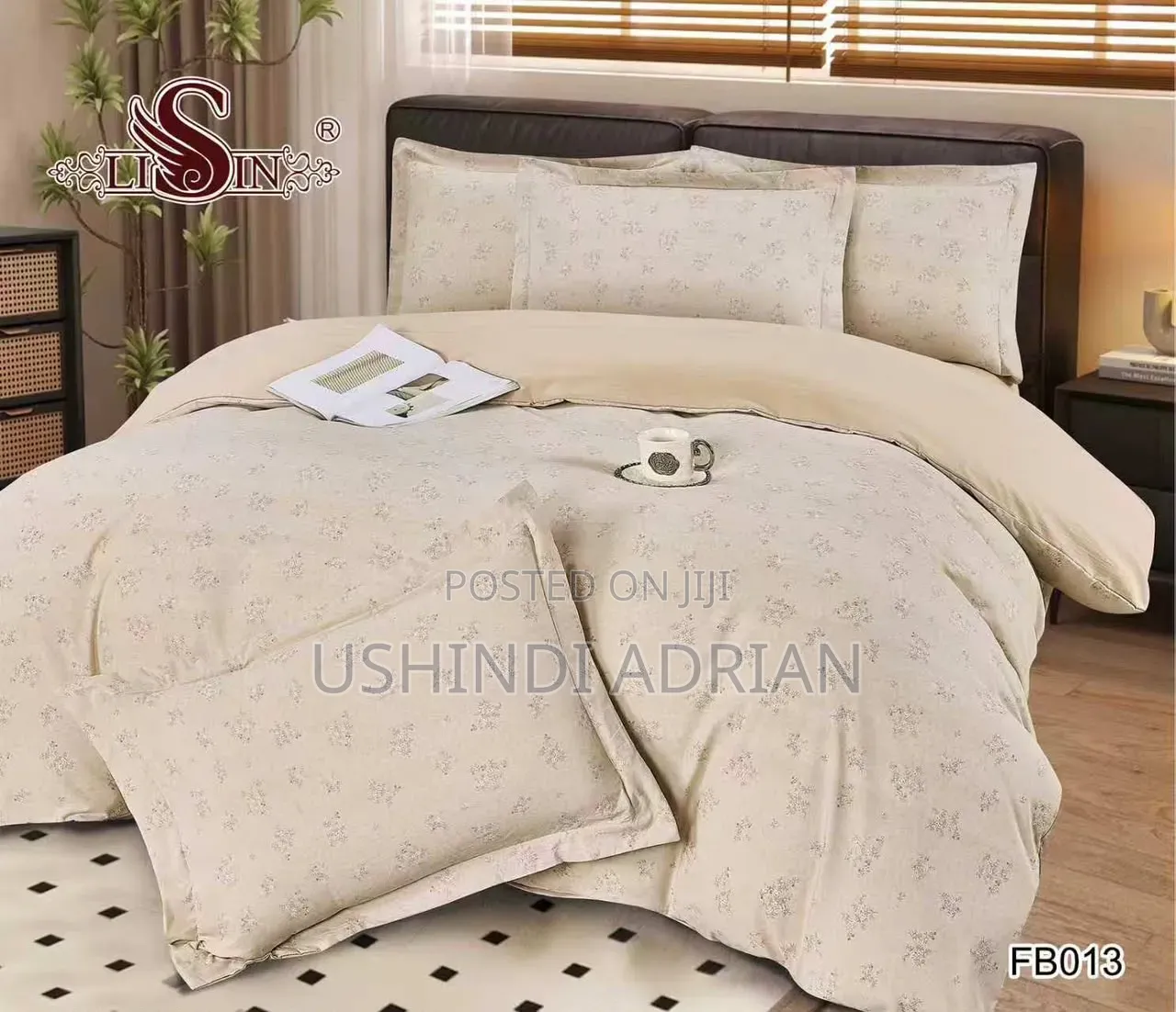 king Size Bed Set
duvet Cover—1
shuka—1
foronya—4
kubwa