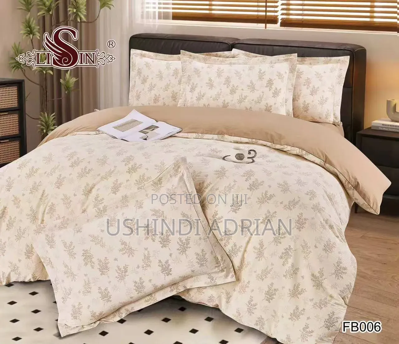 king Size Bed Set
duvet Cover—1
shuka—1
foronya—4
kubwa
