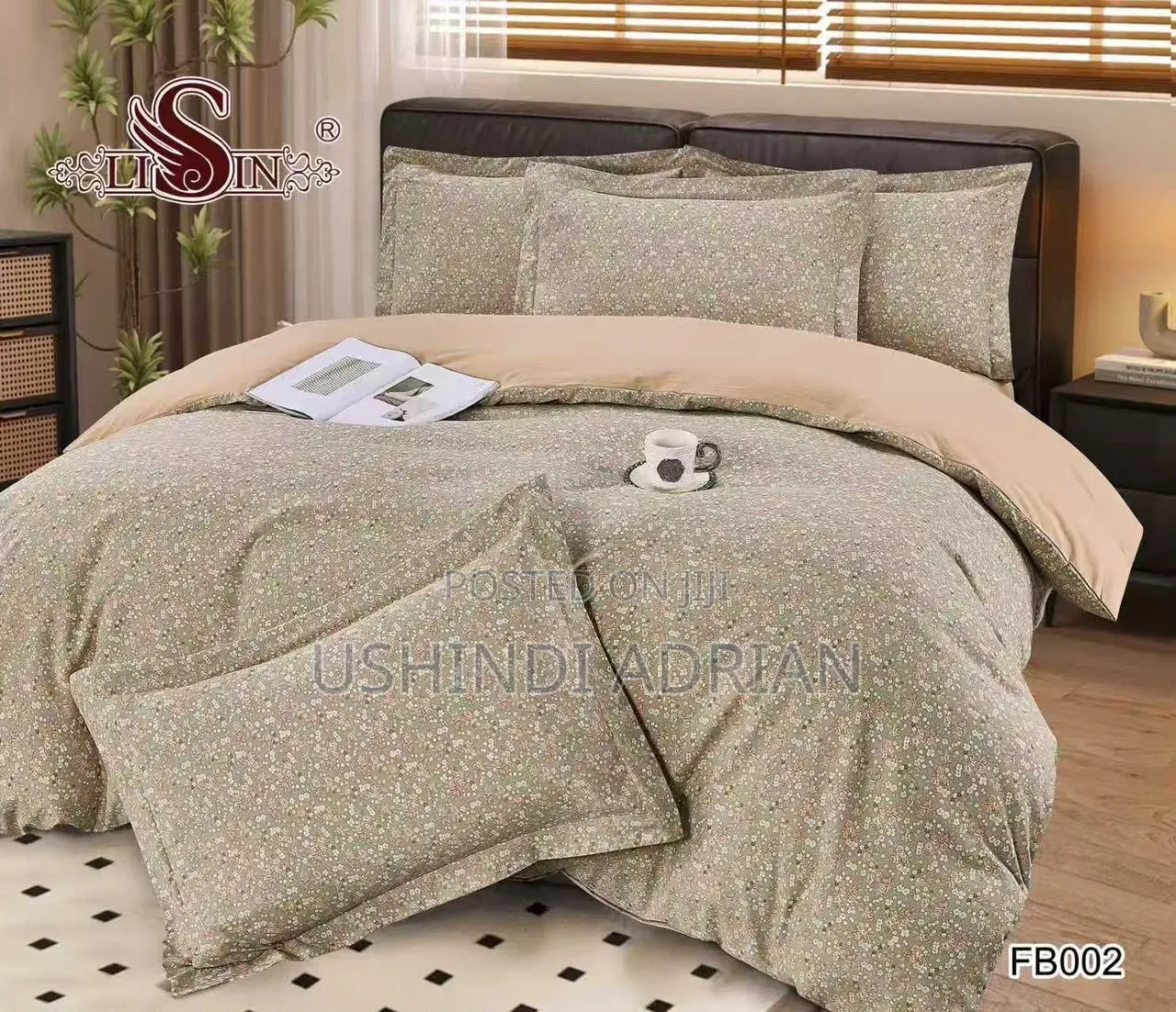 king Size Bed Set
duvet Cover—1
shuka—1
foronya—4
kubwa