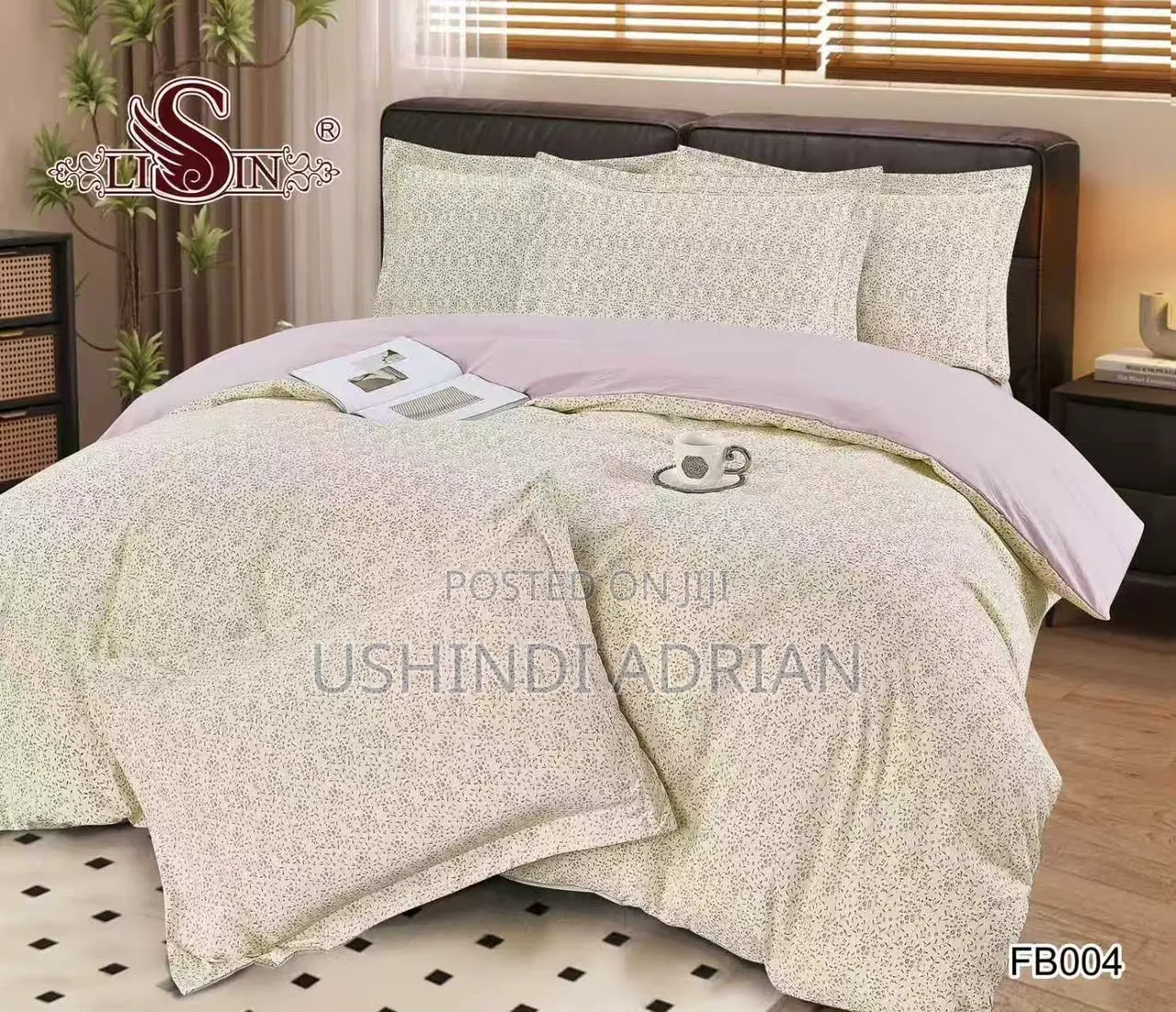 king Size Bed Set
duvet Cover—1
shuka—1
foronya—4
kubwa