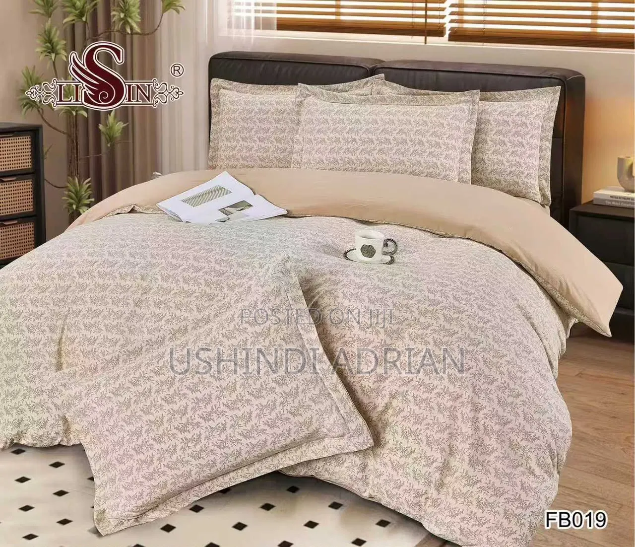 king Size Bed Set
duvet Cover—1
shuka—1
foronya—4
kubwa