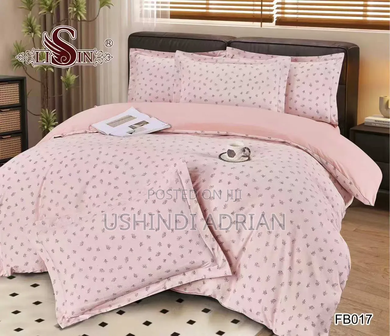 king Size Bed Set
duvet Cover—1
shuka—1
foronya—4
kubwa
