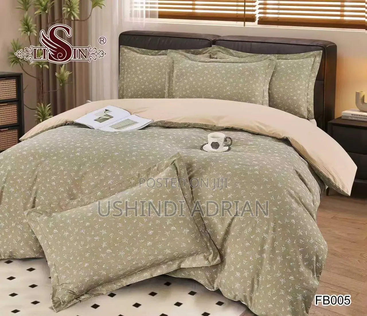 king Size Bed Set
duvet Cover—1
shuka—1
foronya—4
kubwa