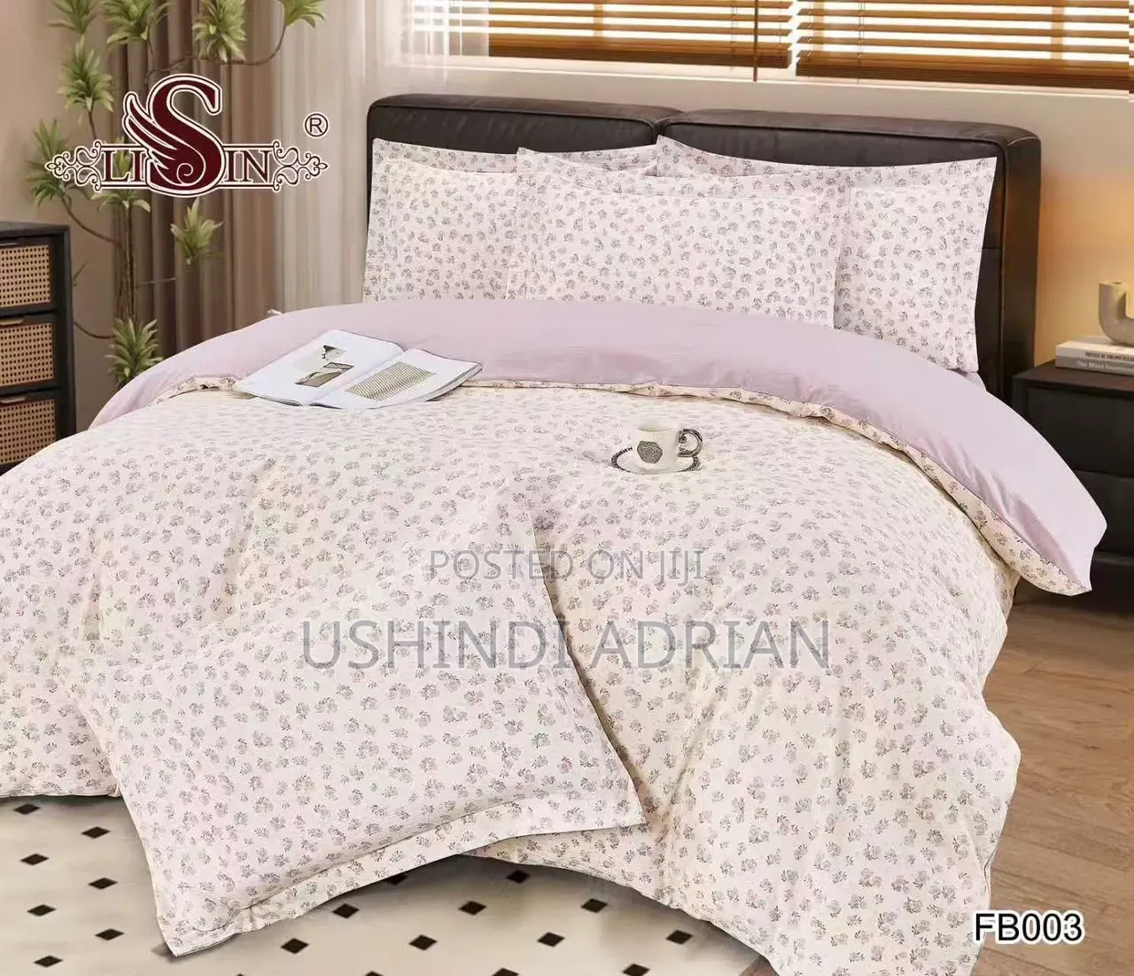 king Size Bed Set
duvet Cover—1
shuka—1
foronya—4
kubwa