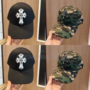 Chrome Tripple Cross Baseball Cap| Chrome