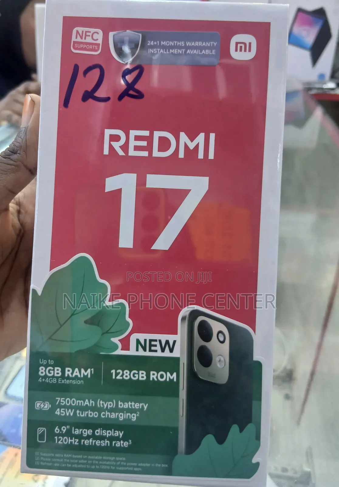 New Xiaomi Redmi 17 128 GB Black