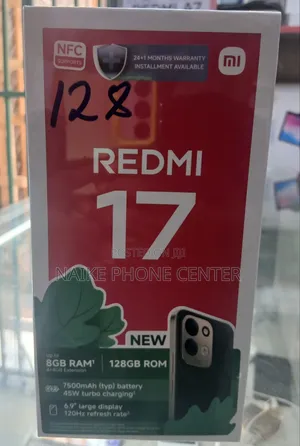 New Xiaomi Redmi 17 128 GB Black