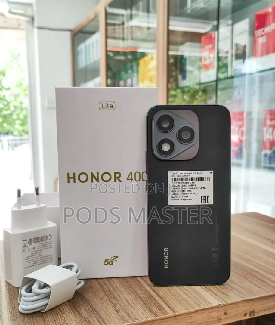 New Honor 400 Lite 256 GB Black
