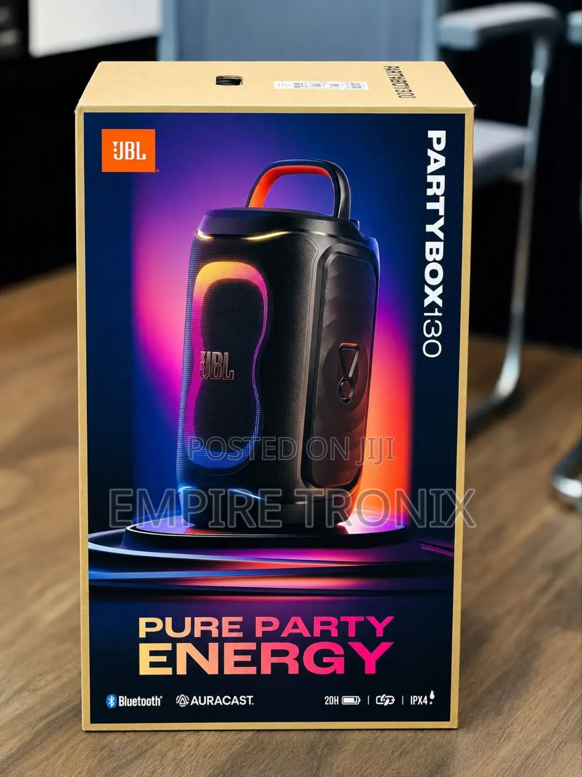 JBL PartyBox 130 200W Portable Bluetooth Party Speaker