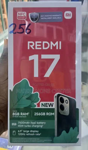 New Xiaomi Redmi 17 256 GB Black