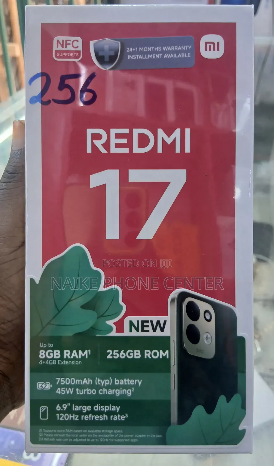 New Xiaomi Redmi 17 256 GB Black