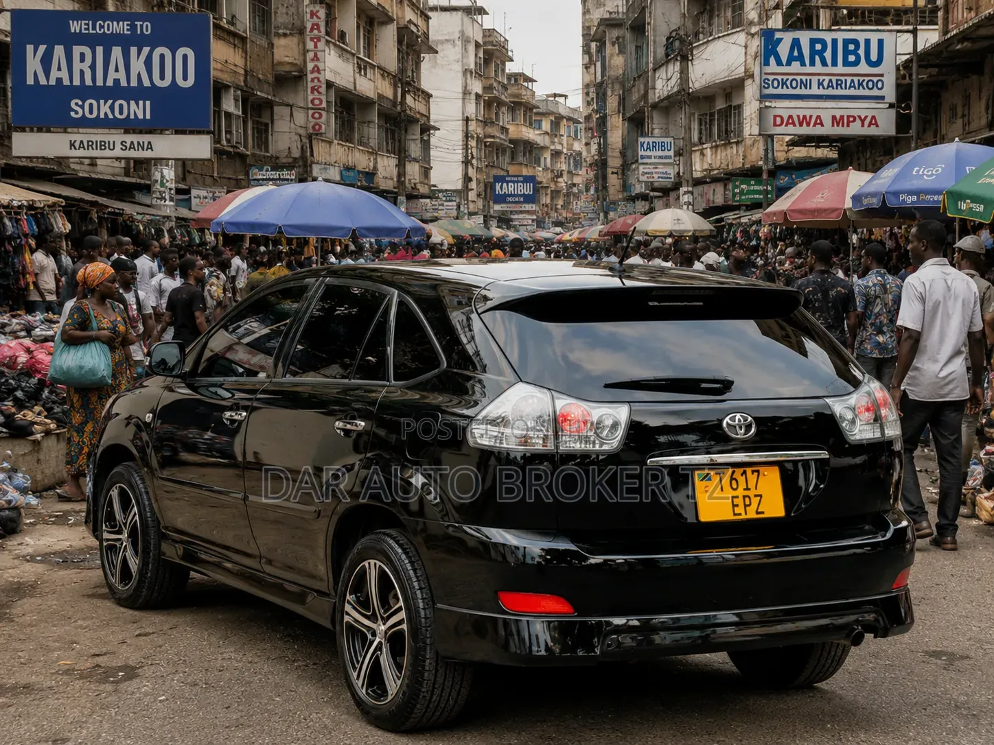 Toyota Harrier 2008 Black