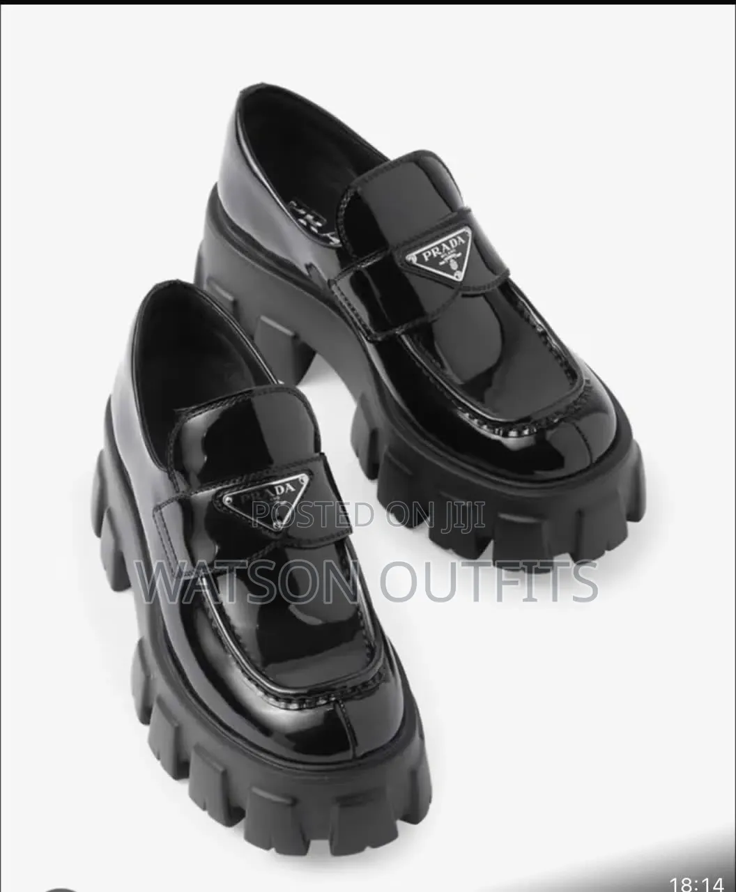 Men's Leather Shoes Soli Kubwa or Large Sole Footwears