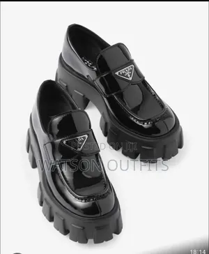 Men's Leather Shoes Soli Kubwa or Large Sole Footwears