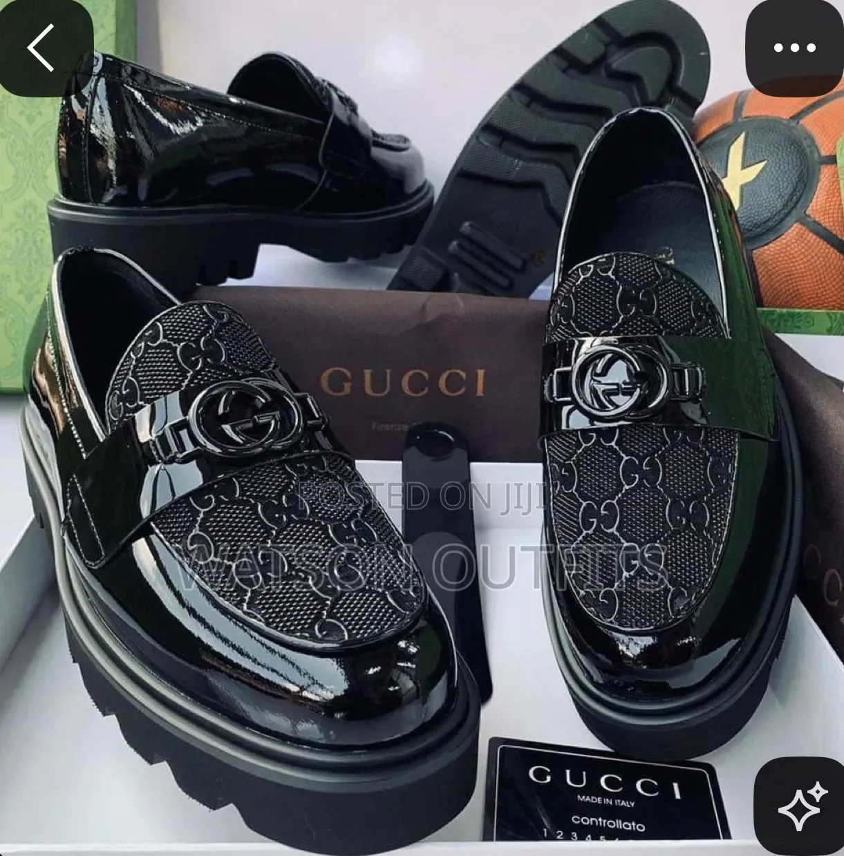 Men's Leather Shoes Soli Kubwa or Large Sole Footwears