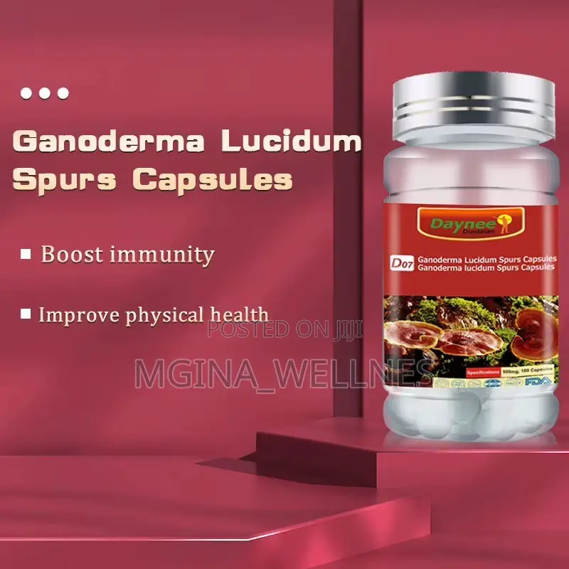 Ganoderma Lucidum Spores Capsules Premium Immune Vitality Support