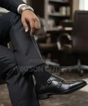 Men's Leather Shoes Single Black Colour Mocca Footwears