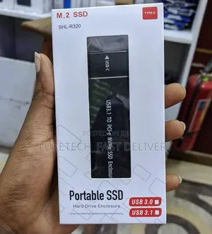 M.2 NVMe SSD Enclosure – USB 3.1 Type-C Slim External Metal Case