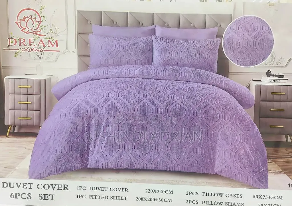 king Size Cotton Bed Set
duvet Cover—1
shuka—1
foronya—4