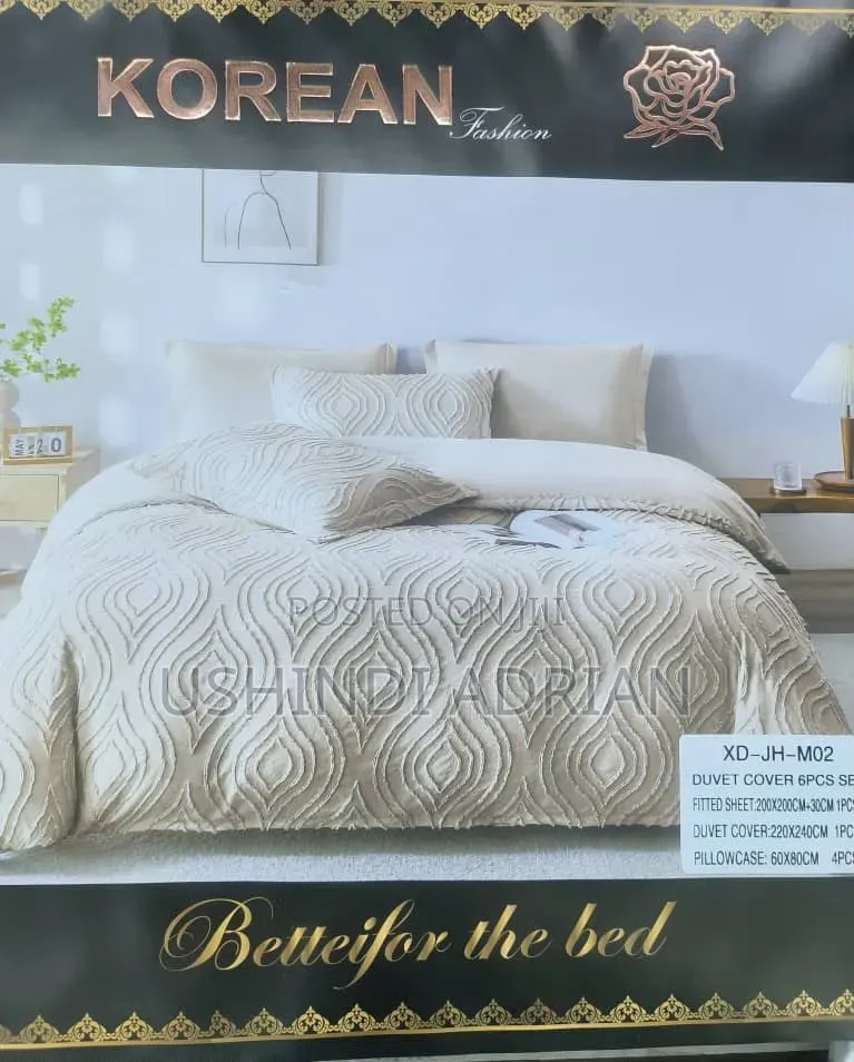 king Size Cotton Bed Set
duvet Cover—1
shuka—1
foronya—4