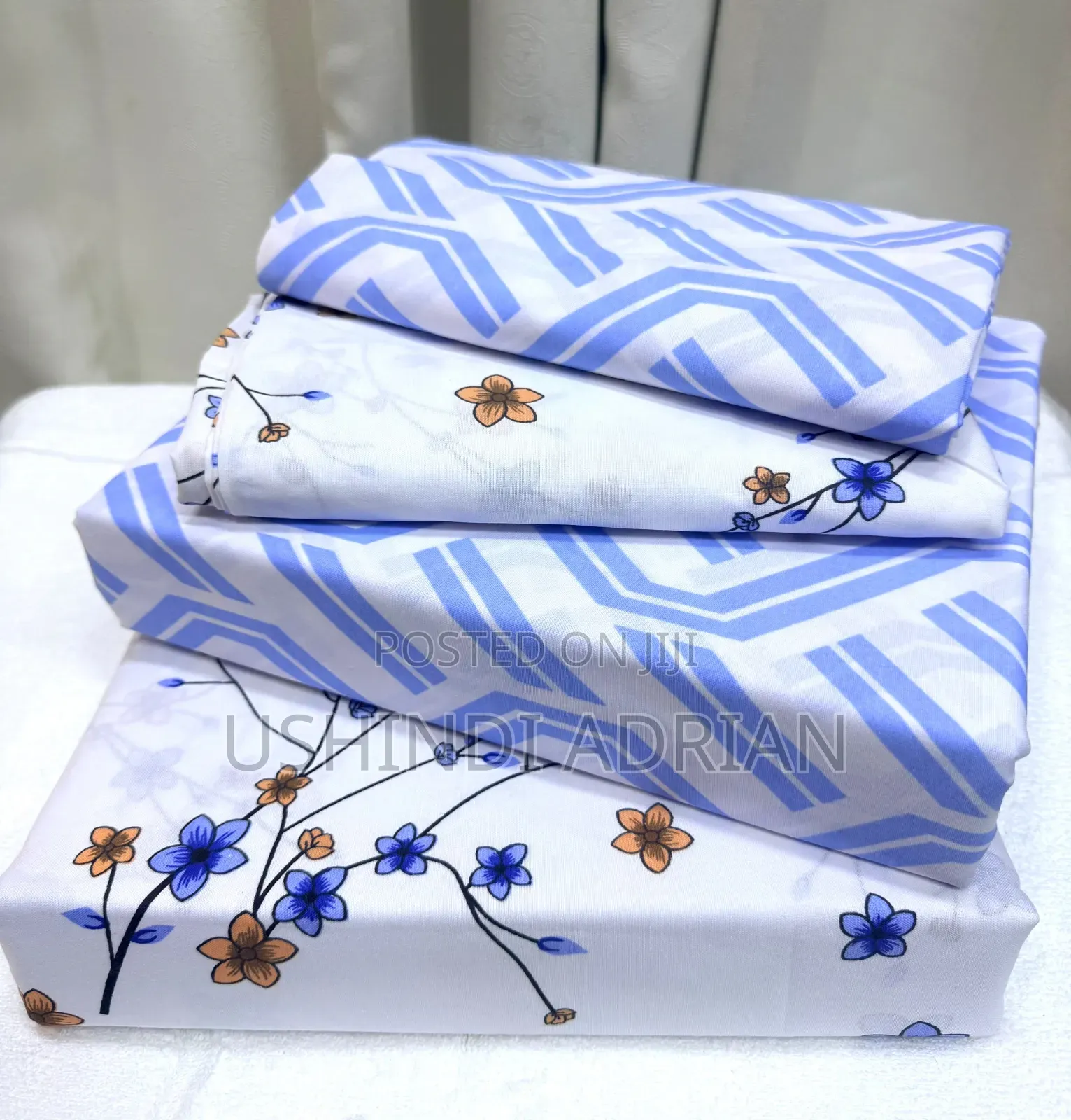 cotton Bed Set–size 8×8shuka—2foronya—4size 8×8cotton