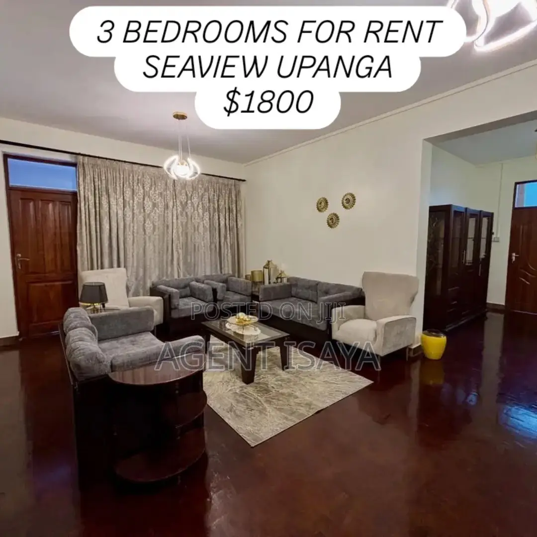 Furnished 3bdrm Apartment in Upanga East for rent