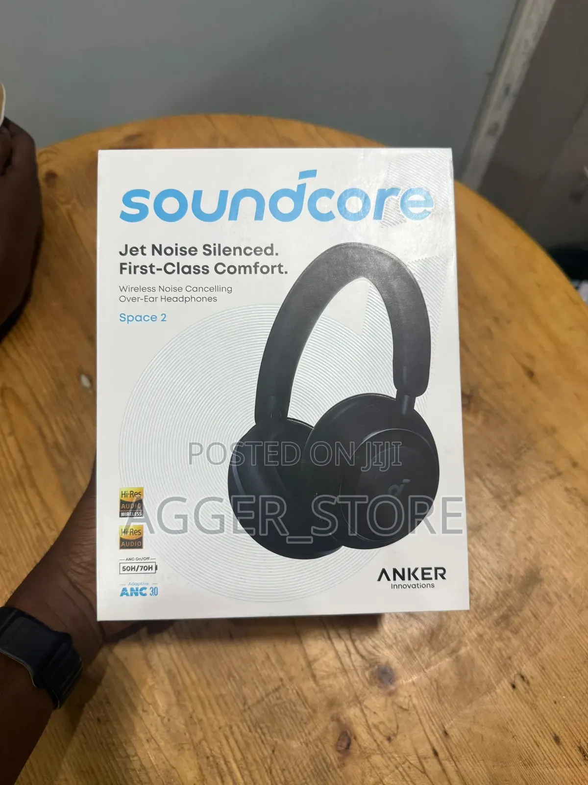 Soundcore Space 2 Wireless Over-Ear Active Noise-Cancelling Headphone